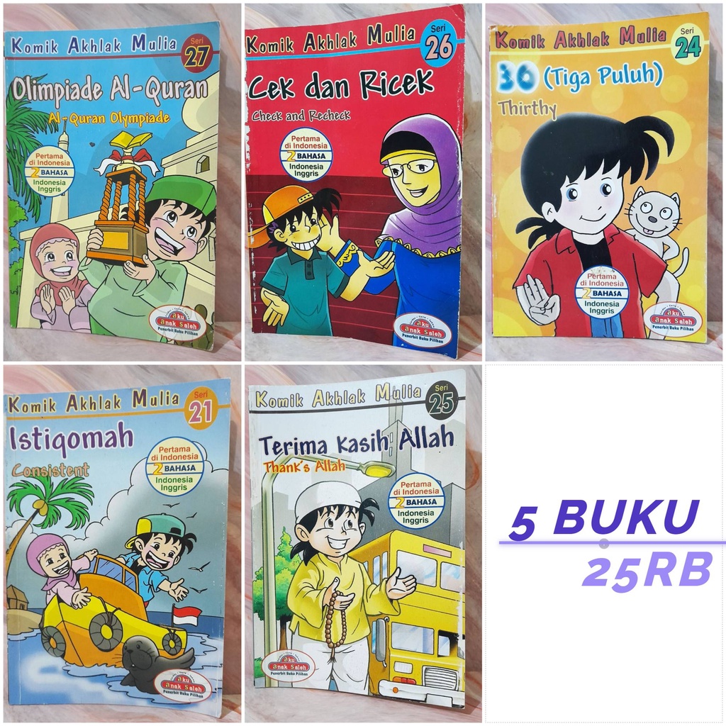 Jual BUKU ANAK KOMIK AKHLAK MULIA | Shopee Indonesia