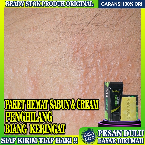 Jual Obat Biang Keringat,Paket Hemat Cream 20g Dan Sabun Binahong Obat ...