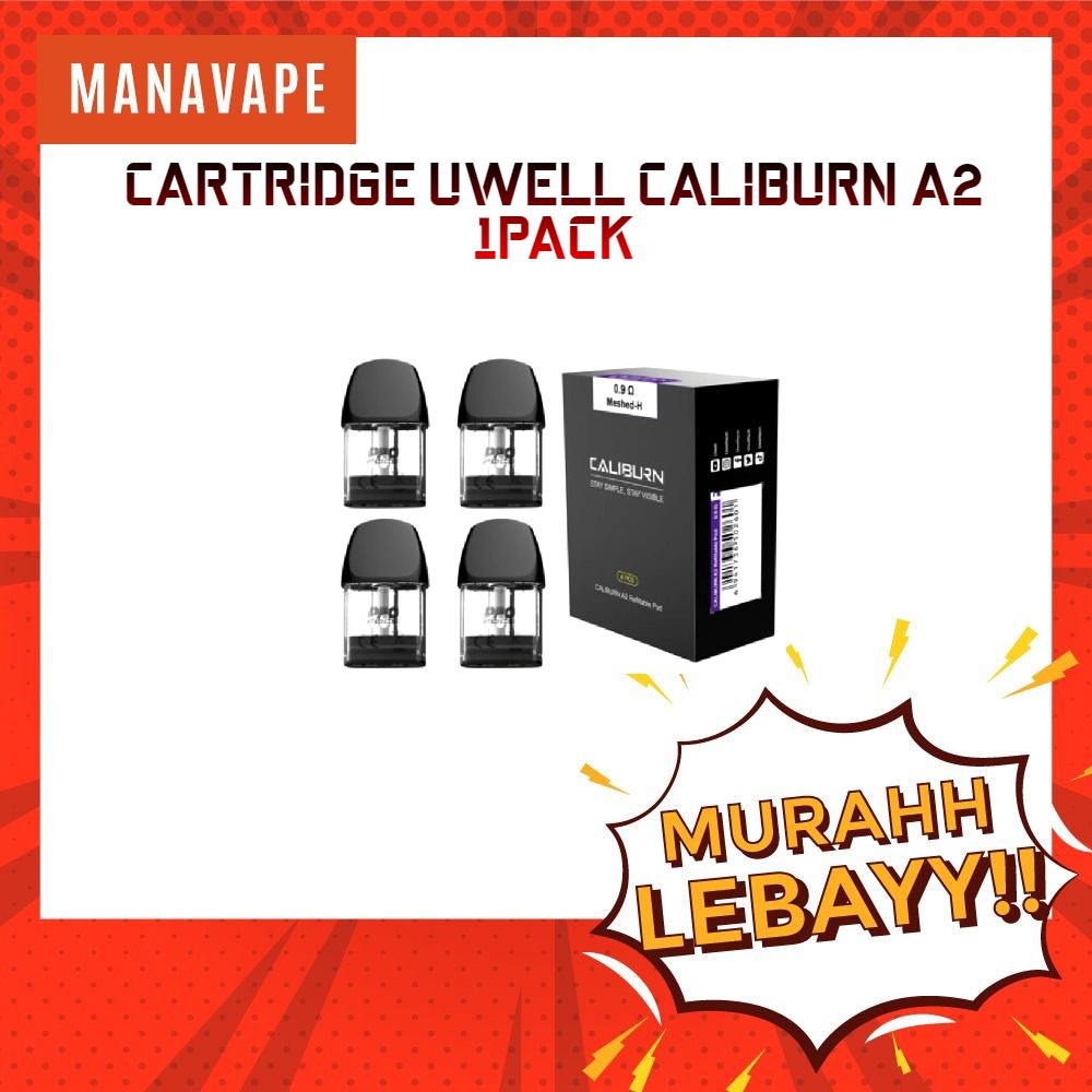 Uwell Caliburn A2/AK2 Ersatz-Pods – 4er Pack, 0,9 Ohm, 2,0 Ml Kapazität