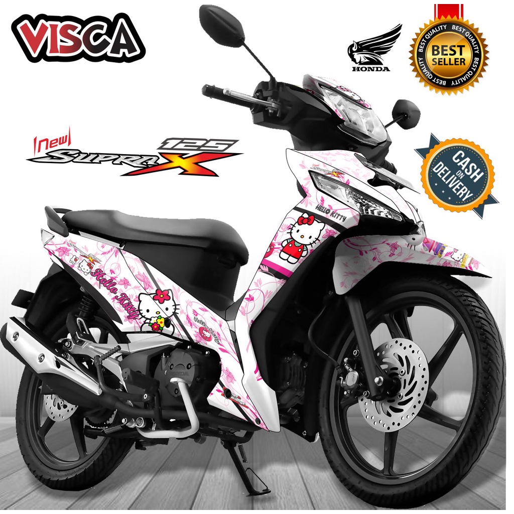 Jual Decal Supra X Fi Modif Keren Stiker Supra X Fi Full Body