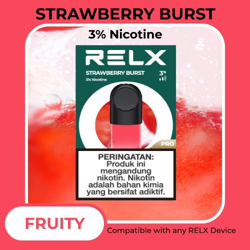 Jual RELX Pod Pro Strawberry Burst Isi 1 Pod Shopee Indonesia