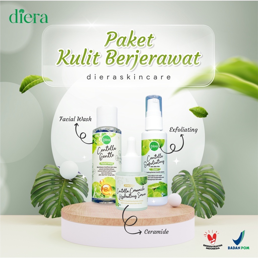 Jual Paket Skincare untuk Kulit Berjerawat Centella Gentle Facial