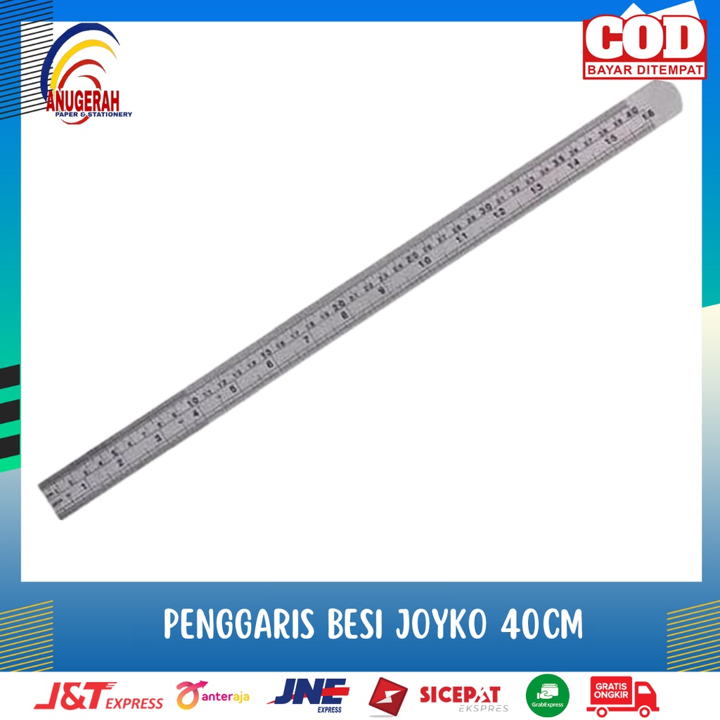 Jual Penggaris Besi 40cm Pcs Shopee Indonesia