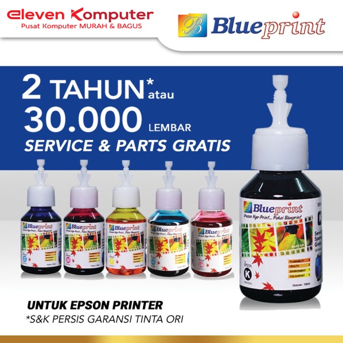 Jual Tinta Epson BLUEPRINT For Printer Epson 100ml | Shopee Indonesia