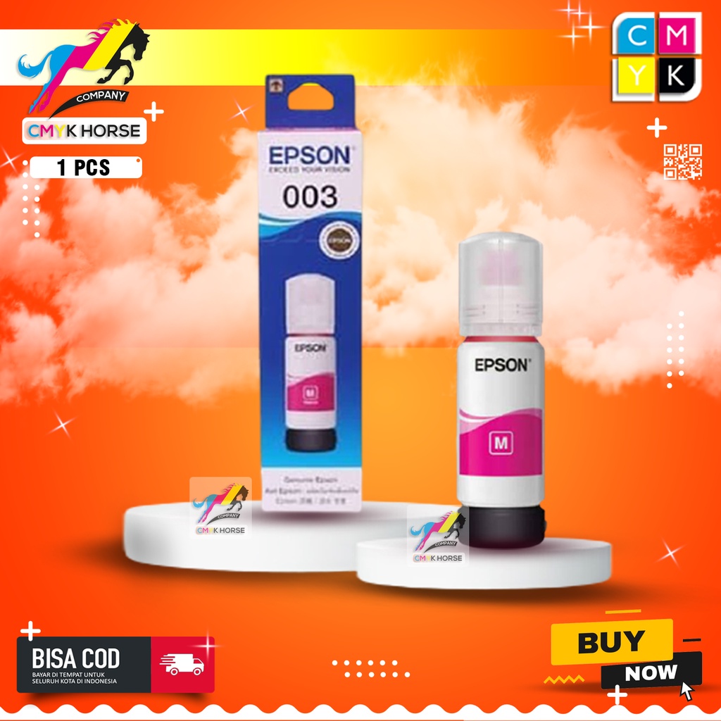 Jual Tinta Epson 003 Magenta Series L3110 L3150 L3100 L1110 L3101 L5190 Shopee Indonesia 9133