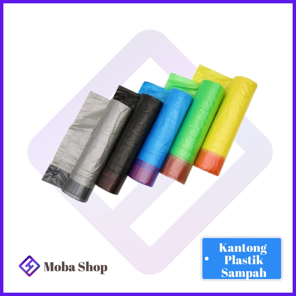 Jual Kantong Plastik Sampah Roll Ukuran 45x50cm Dengan Tali Pengikat Isi 15 Lembar Shopee 7233