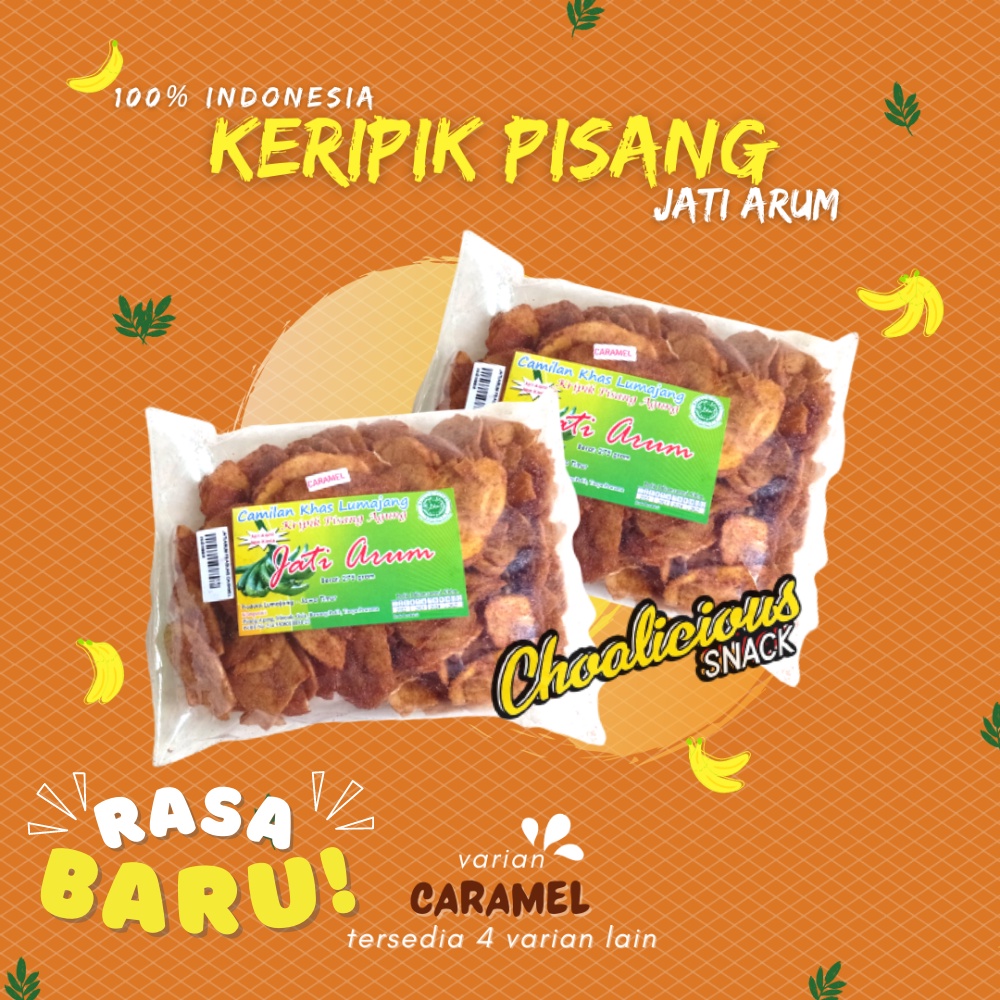 Jual JATI ARUM Keripik Pisang Agung Rasa Caramel / Karamel Renyah ...