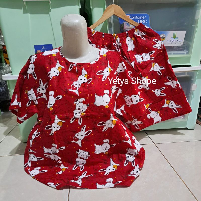Jual Jumbo LD120 Baju Tidur Piyama Imlek Shio Kelinci Rabbit Bunny 2023 ...