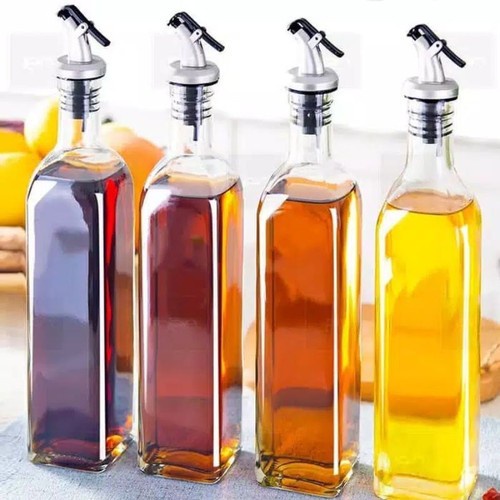 Jual [FLIP ] NEW MODEL BOTOL MINYAK FLIP WARNA / Botol Kaca Minyak ...