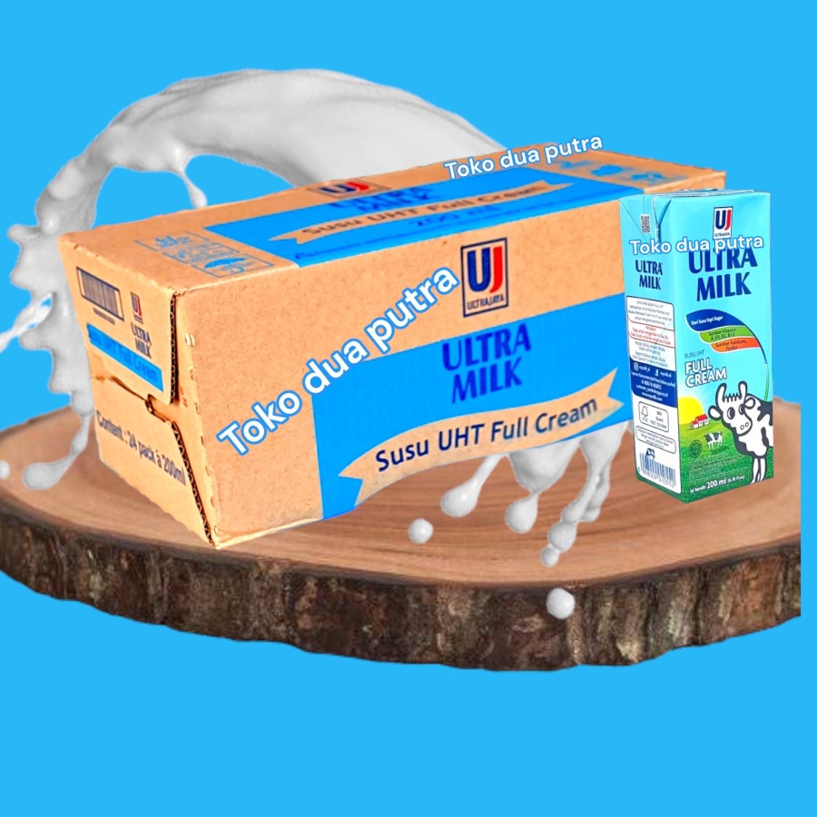 Jual Susu Ultra Milk Uht Full Cream 200 Ml 1 Box X 24 Psc Shopee Indonesia 1855