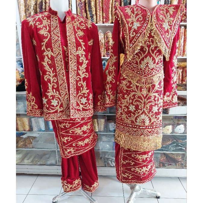Jual Baju Penganten Adat Minang Padang Terbaru Full Payet | Shopee
