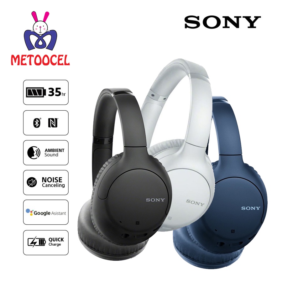 Jual SONY WH-CH710N Bluetooth Wireless NC Headphone Headset Aux ...