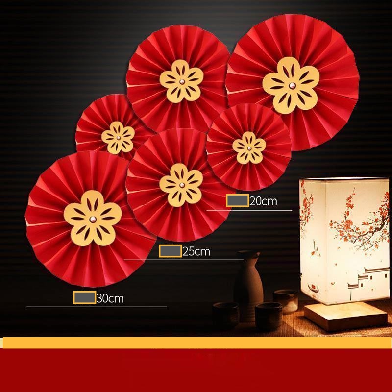 Jual DEKORASI IMLEK DINDING STIKER 3D SINCIA 6PCS CHINESE NEW YEAR