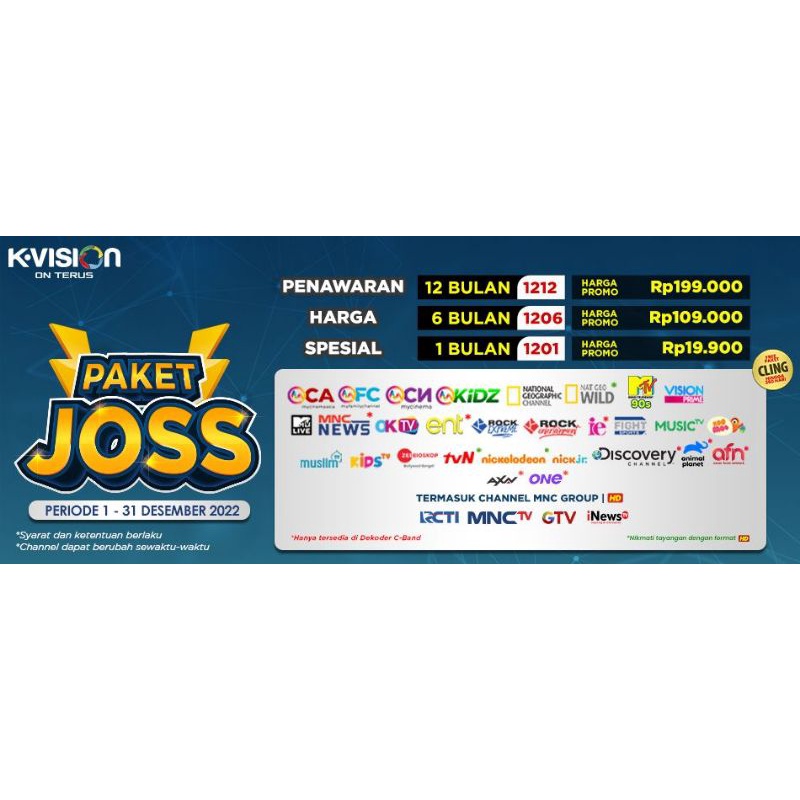 Jual KVision Mnc group Bisa semua tipe receiver Bromo Cartenz dan GOL