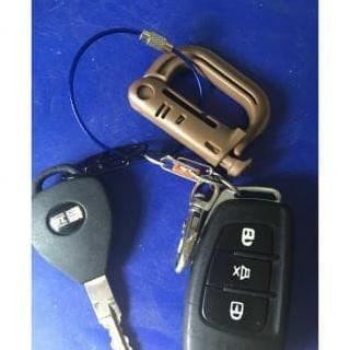 Jual Tali Besi Carabiner Metal Wire Rope Keys Hanging | Shopee Indonesia