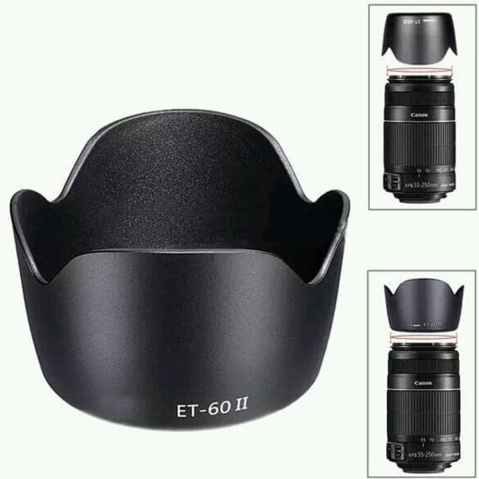 Jual Lens Hood ET60 ii Atau Lenshood For Canon 55250mm 75300mm