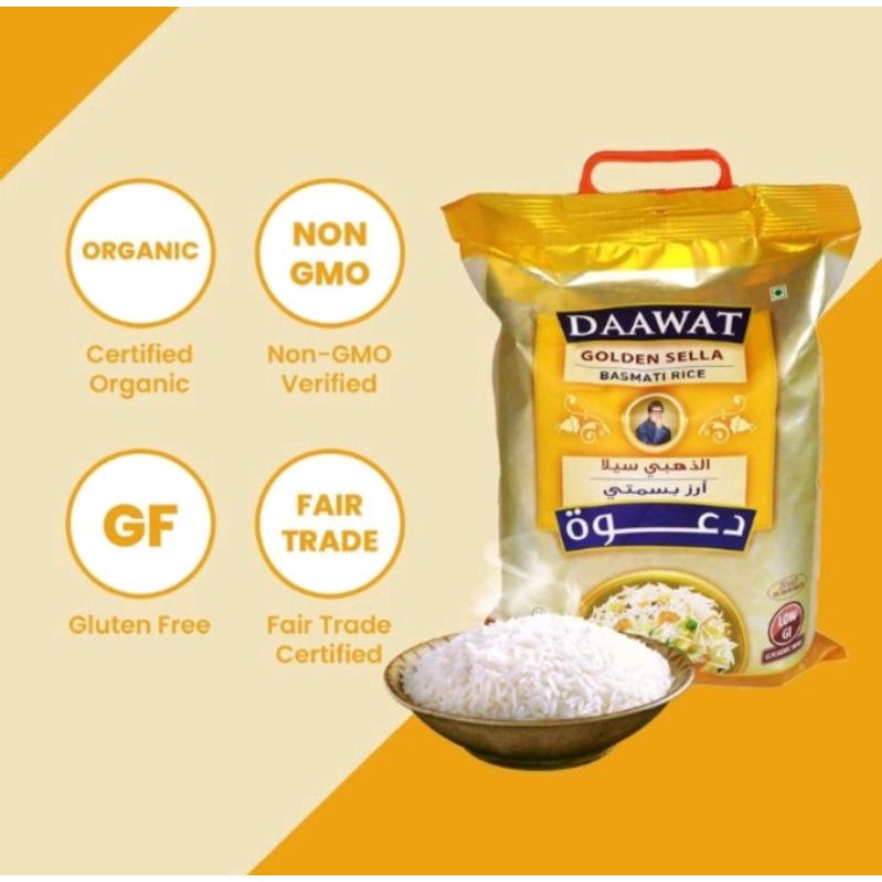 Jual Beras Basmati Daawat 1kg Premium Long Grain Original Beras