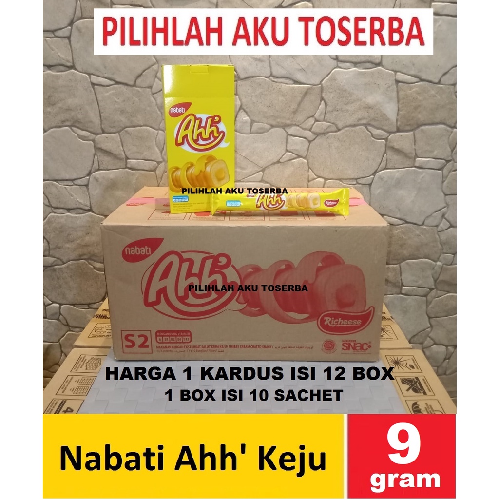 Jual Richeese Nabati Ahh Keju Gr Harga Dus Isi Box