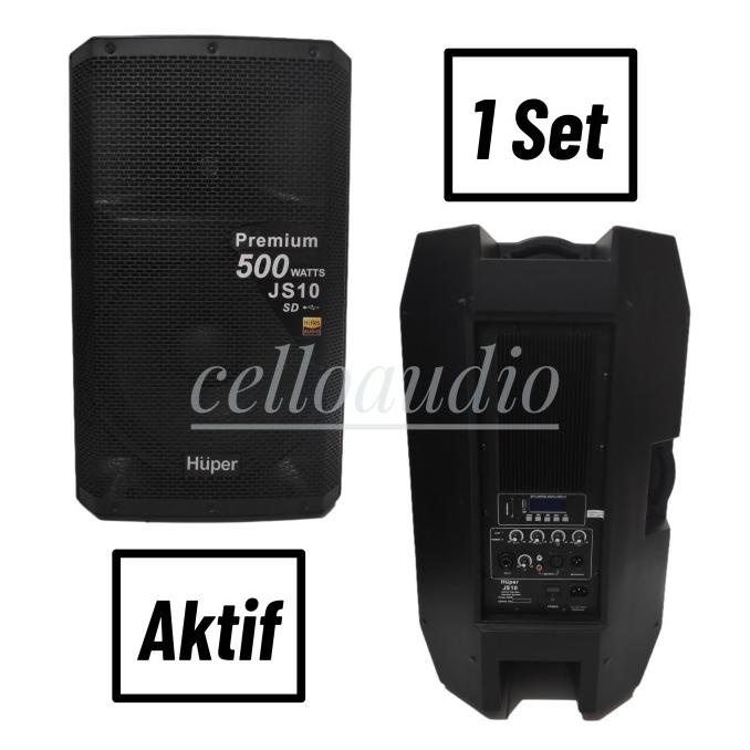 Jual Speaker Aktif 15 Inch Huper Js10 Active Speaker Huper Js 10 (1 Set ...