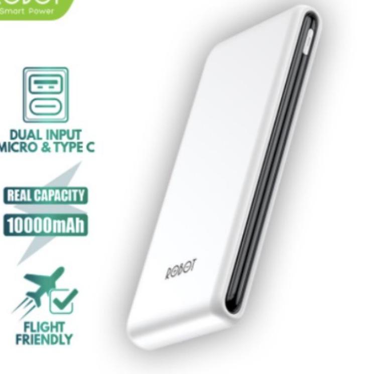Jual Harga Spesial Power Bank Robot 10000mAh (Garansi Resmi) | Shopee