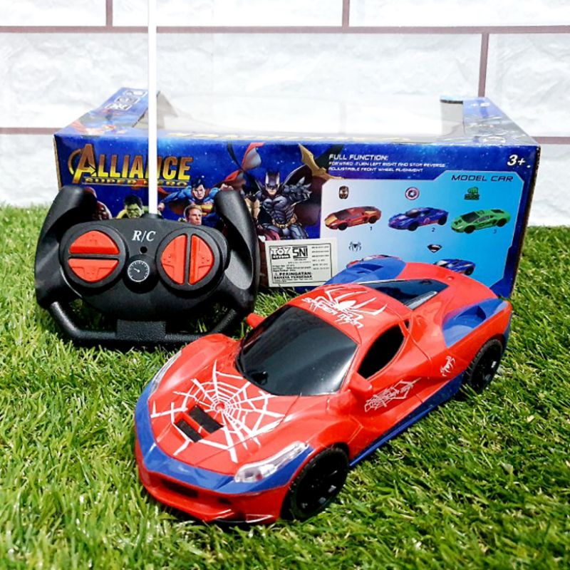 Jual RC Hero Car Spiderman Remote Control Murah Mainan Remot Kontrol