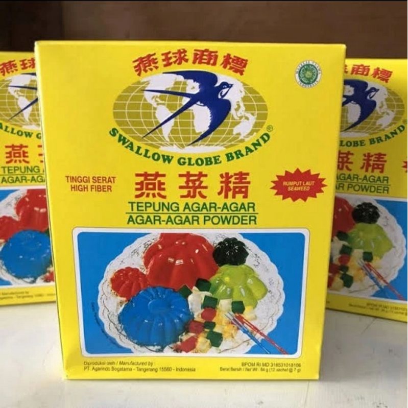Jual AGAR SWALLOW GLOBE BOX ( 1 box isi 12 ) / AGAR SWALOW GLOBE / AGAR ...