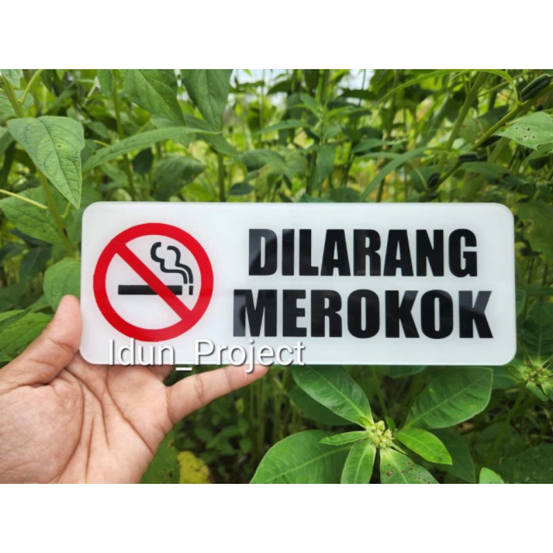 Jual Sign Board Sign Label Dilarang Merokok Tulisan Dilarang Merokok