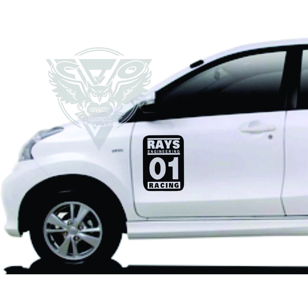 Jual stiker mobil balap stiker nomer ray 01 all mobil | Shopee Indonesia