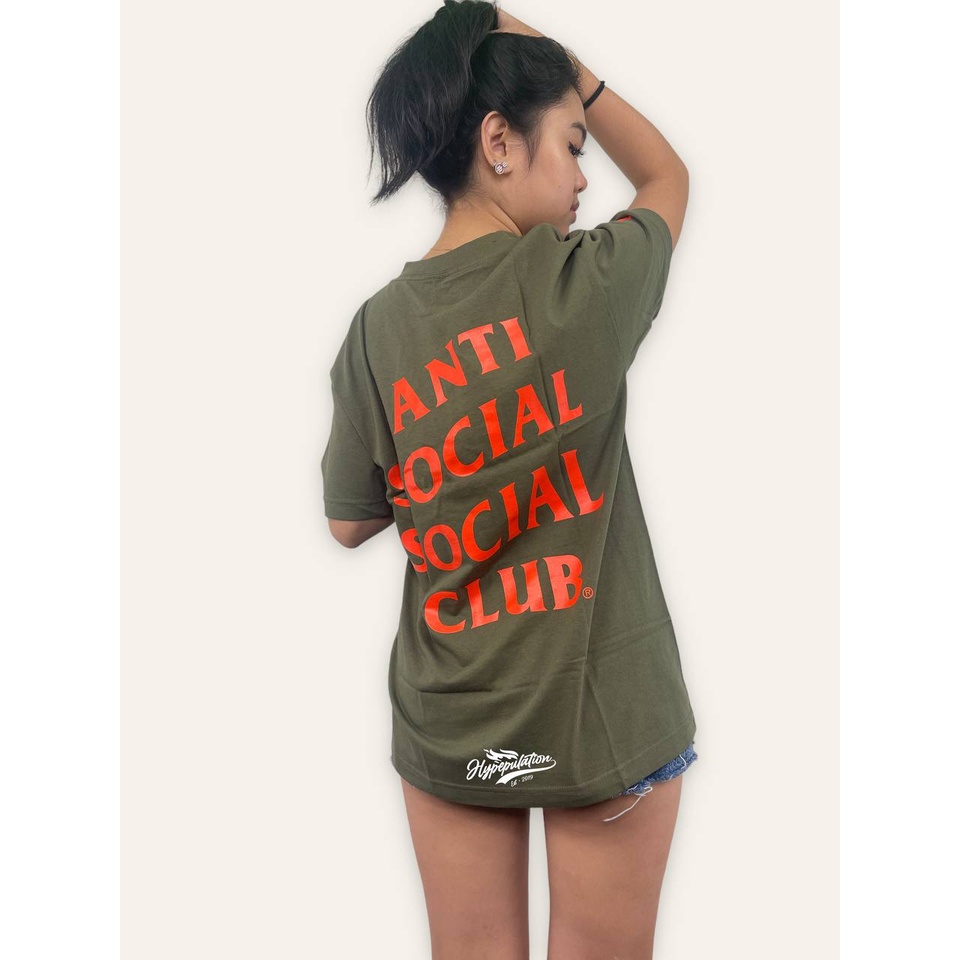 Anti Social Social Club ASSC x UNDFTD Paranoid Army Green Tee ORIGINAL