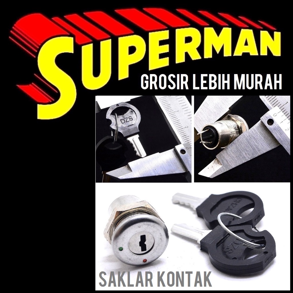 Jual SAKLAR KUNCI KONTAK ON OFF universal motor elektro 250 vac 1a dc ...