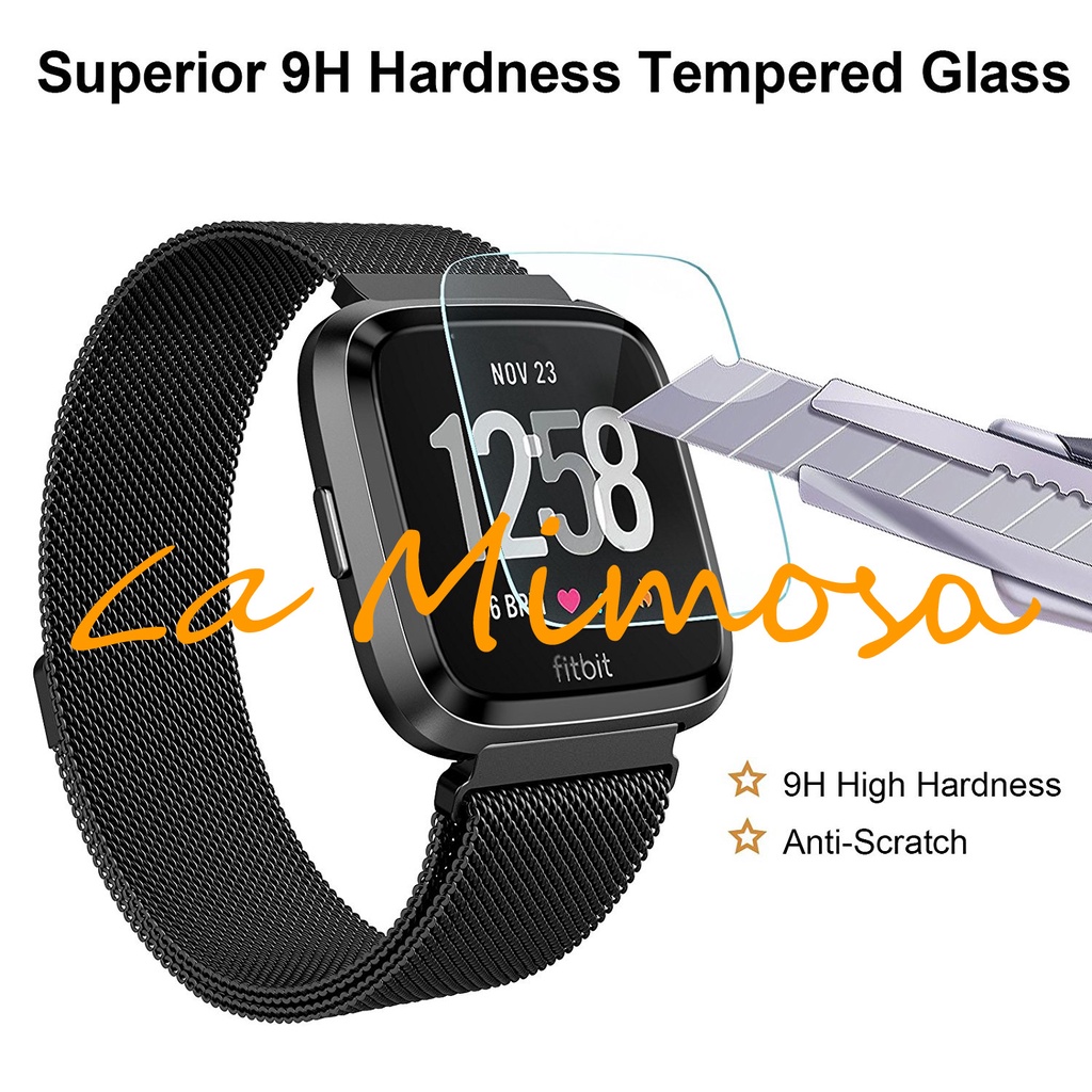 Jual Tempered Glass Fitbit Versa Smart Watch Shopee Indonesia