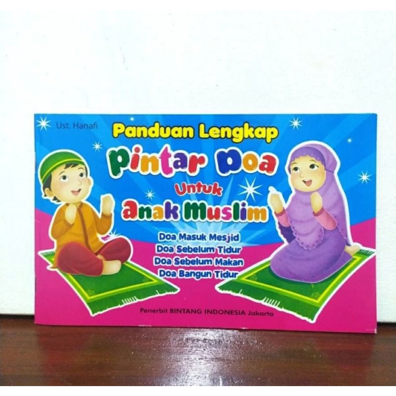 Jual Buku Panduan Lengkap Pintar Doa Untuk Anak Bergambar Shopee