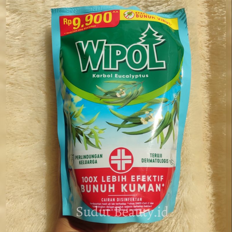 Jual Wipol Pembersih Lantai Karbol Eucalyptus Refill 450ml Shopee