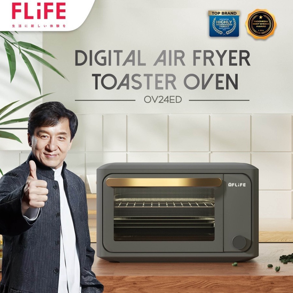 Jual FLIFE DIGITAL OVEN LISTRIK AIR FRYER TOASTER KAPASITAS 25 LITER OV ...