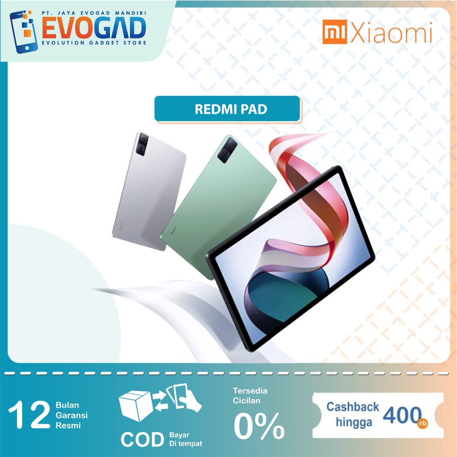 Jual XIAOMI Redmi Pad 6/128 Android 12 Layar 2K 90Hz 8000mAh-Garansi ...