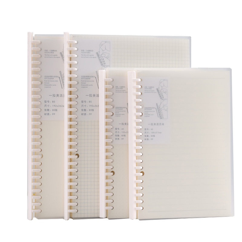 Jual Binder Note Spiral Ring Model ( Garis, Polos, Dotted , & Grid ) A5 ...