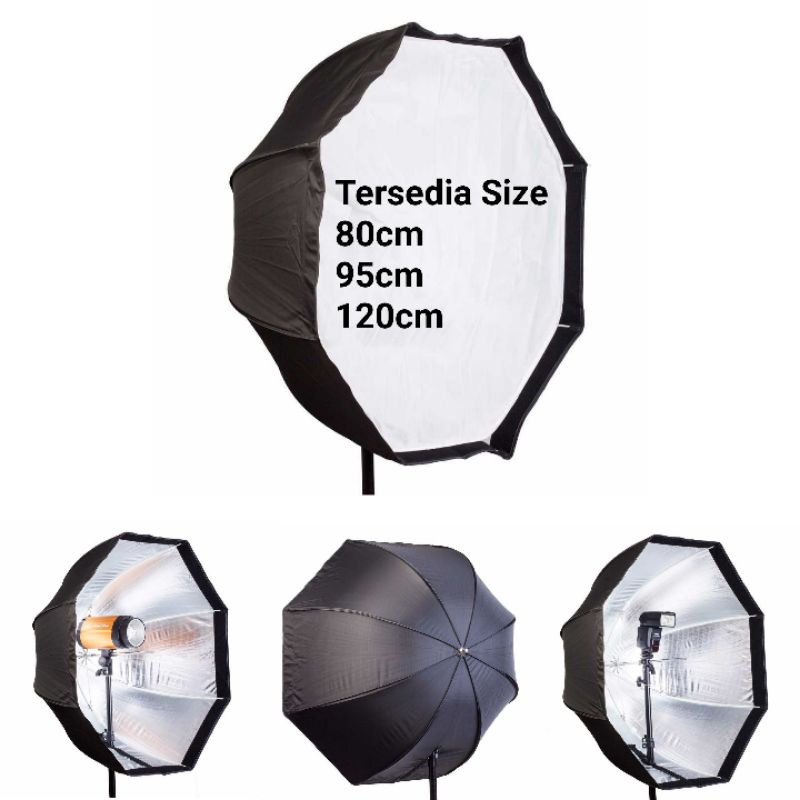 Jual Payung Octagon Softbox Flash Speedlight 120cm | Shopee Indonesia