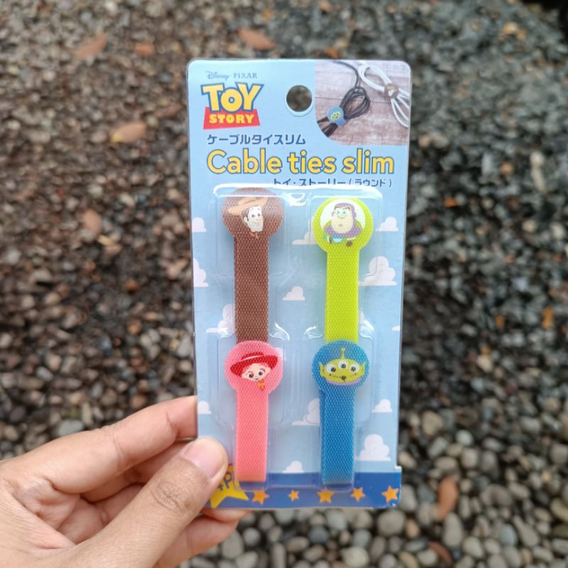 Jual Daiso Seria Watts Japan Cable Ties Slim Disney Pengikat Kabel Lucu Shopee Indonesia