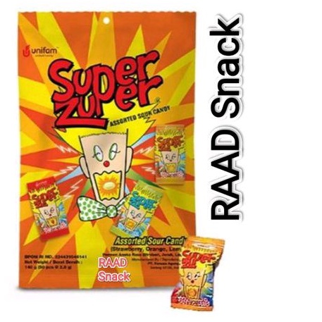 Jual Permen Super Zuper per Bag isi 50 bungkus | Shopee Indonesia
