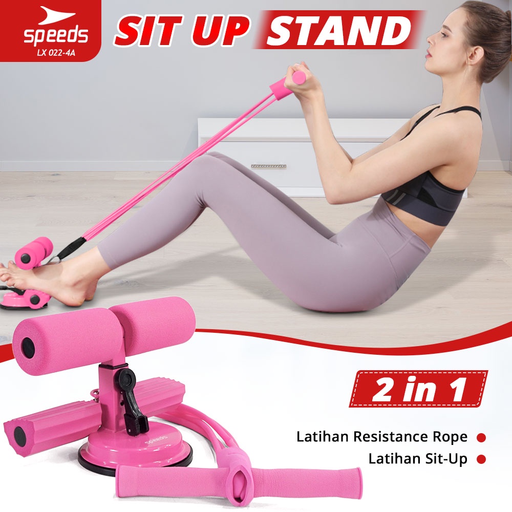 SPEEDS Sit Up Stand Tali Resistance Alat Penahan Kaki Sit Up Sit Up Bar  Portable Alat Olahraga Gym Rumah 022-4A