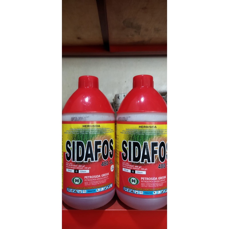 Jual OBAT RUMPUT SISTEMIK (SIDAFOS GLIFOSAT 480SL) | Shopee Indonesia