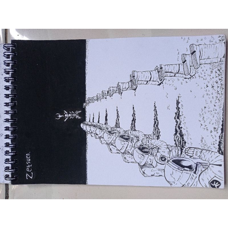 Jual Gambar Sketsa Anime Ukuran kertas A5 | Shopee Indonesia