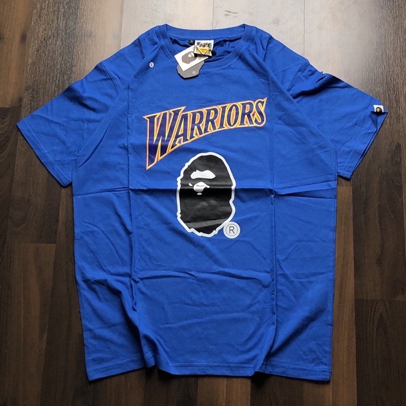 Jual KAOS WARRIORS X BAPE KAOS BRANDED DISTRO LENGAN PENDEK