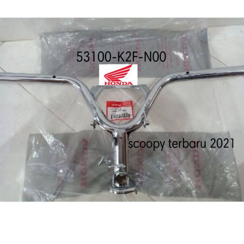Jual 53100 K2F N00 Stang Stir SCOOPY FI NEW 2021 2022 original | Shopee ...