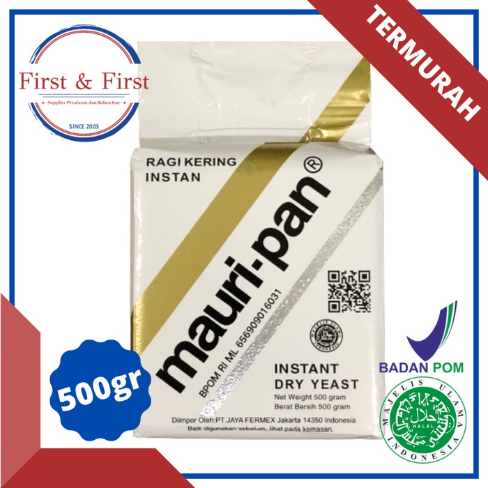 Jual Ragg Mauripan Ragi Instan 500Gr / Dry Instant Yeast | Shopee Indonesia