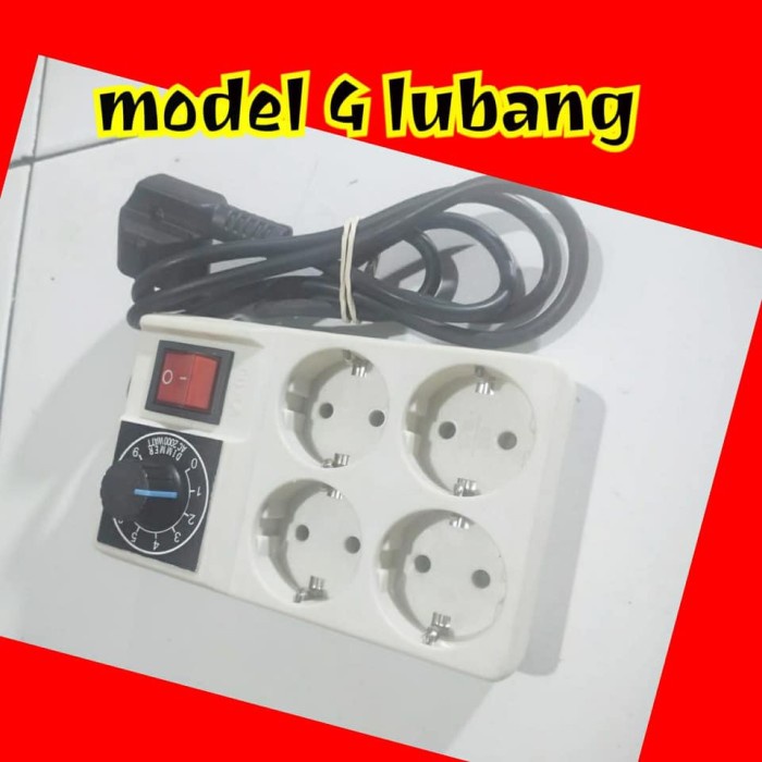 Jual PROMO!! Dimmer SCR 2000w Pengatur Kecepatan Gerinda Stop Kontak 4 Lubang Shopee Indonesia
