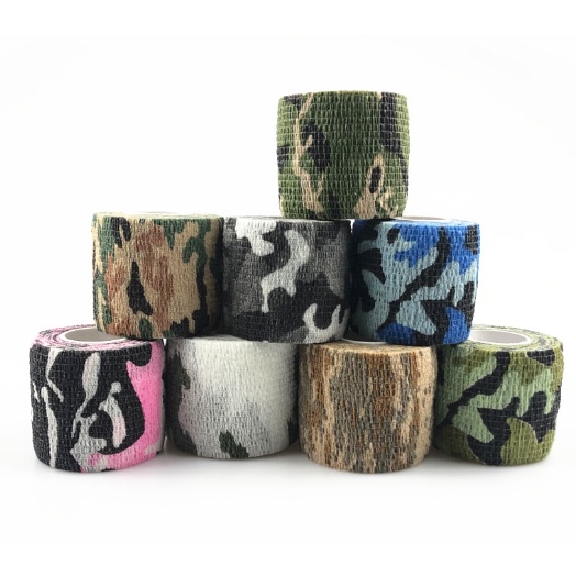 Jual Lakban Camo Bahan Kain Camouflage Tape Wrist Tape Taping Finger Tape Cm X M Perban