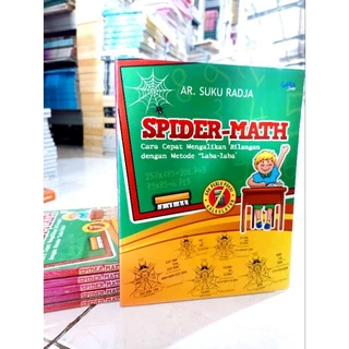 ( PROMO BUKU MURAH ORIGINAL ) BUKU AKTIVITAS ANAK / PELAJARAN / SPIDER-MATH / BEST SELLER / AR. SUKU RADJA / CARA CEPAT MENGALIKAN BILANGAN DENGAN METODE  LABA LABA / PENDIDIKAN