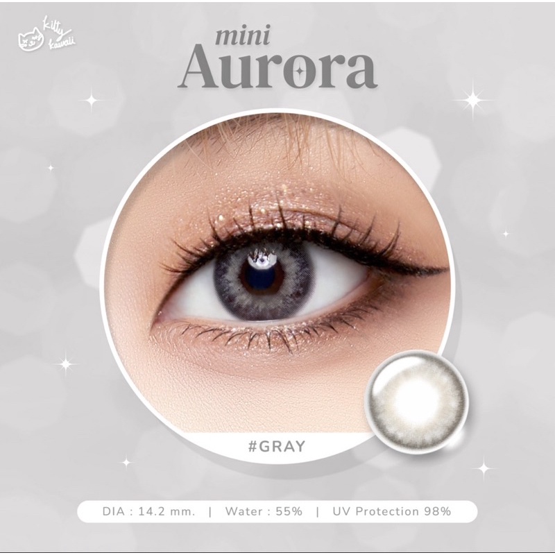 Jual SOFTLENS Mini Aurora Gray Original Diameter 14.2mm | Shopee Indonesia