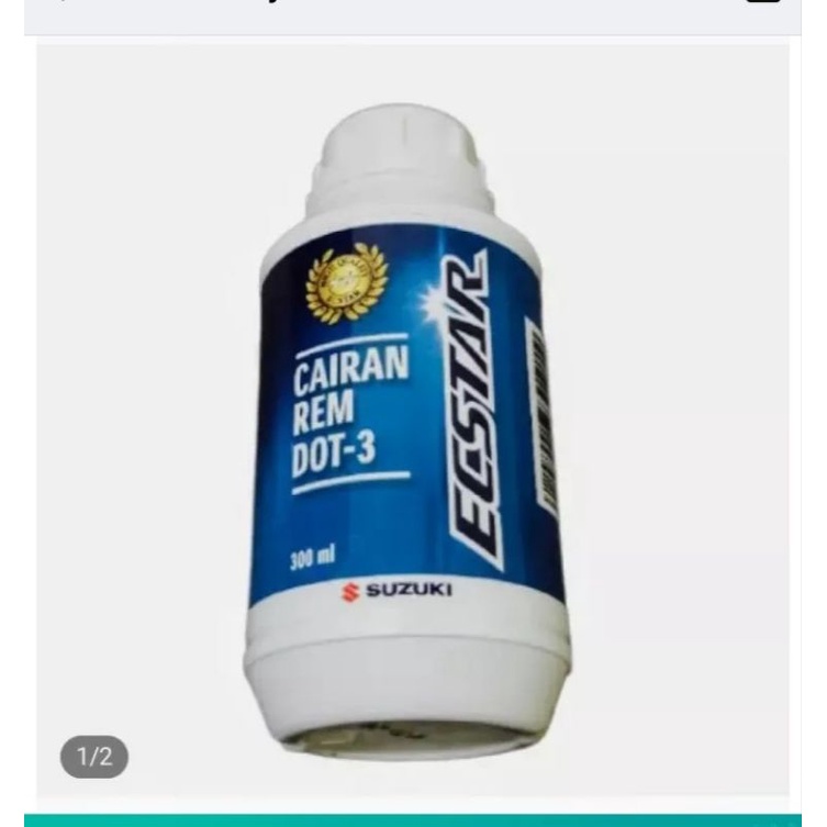 Jual minyak rem brake fluid dot 3 suzuki ecstar 300 ml Shopee Indonesia